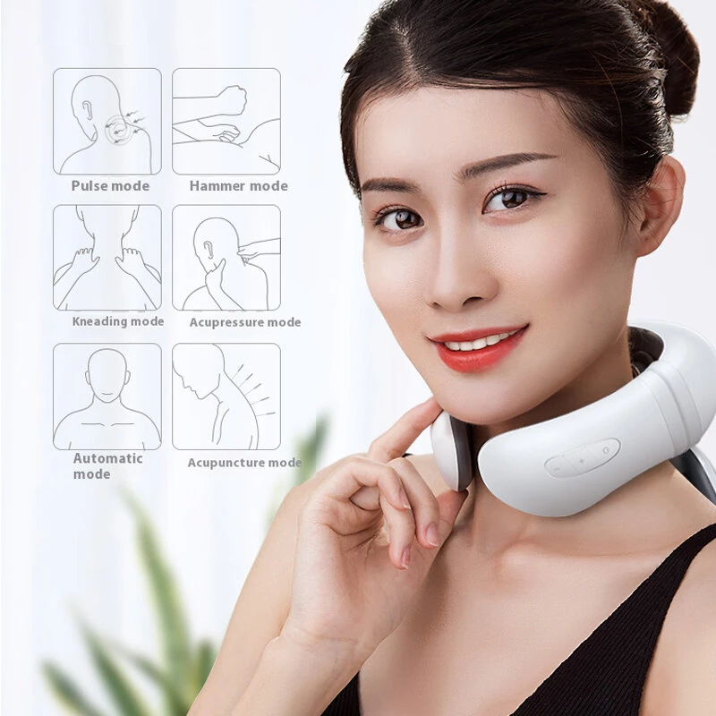 (image for) KONKA H99 Neck Massager 15 Intensity Levels 6 Massage Modes USB Rechargeable Shoulder Neck Message Instrument